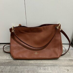 Coach Brown Leather Shoulder Bag